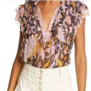 Ulla Johnson Alexi Silk Top